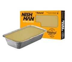 Віск для депіляції в лотку - натуральний Nishman 500g
