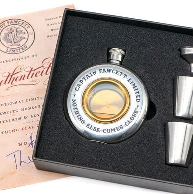Бутылочка для алкогольных напитков, ограниченная серия Captain Fawcett Limited Edition Hip Flask