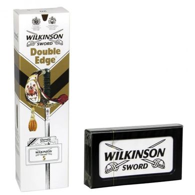 Леза для гоління двосторонні Wilkinson Double Edge Blades (5x20) 100шт