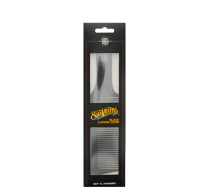Гребінець (чорний) Suavecito Black Clipper Comb