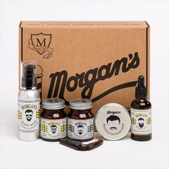 Подарунковий набір для догляду за бородою та вусами Morgan's Moustache & Beard Gift Set