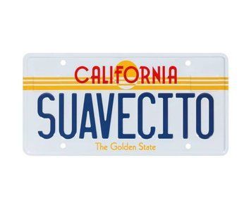 Вывеска Suavecito Golden State License Plate