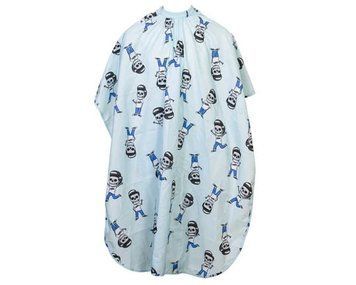 Детский пеньюар Suavecito Mascot Club Kid's Barber Cape Blue