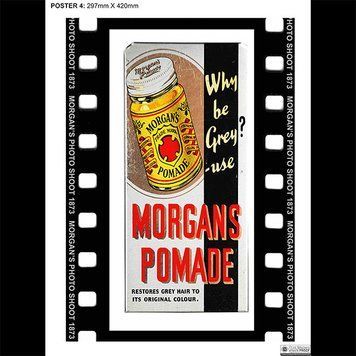 Плакат для барбершопу Morgans Poster Small(Новинка)