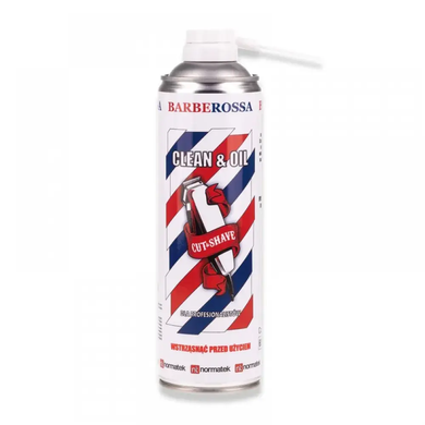 Спрей для машинок та інструменту BarbeRossa Clean&Oil 5в1 500ml