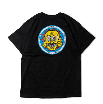 Футболка черная L BROSH &times; FUSTY WORKS S/S TEE FACE LOGO BLACK L