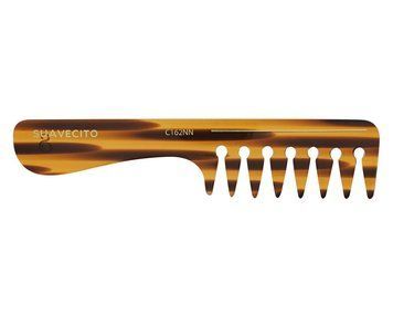 Текстурующая расческа из янтарного ацетата Suavecito Amber acetate texture comb