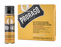 Розігріваюча олійка для догляду за бородою Proraso Beard Oil Wood&Spice 17ml