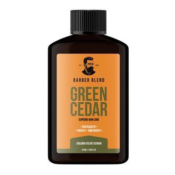 Освежающий лосьон после бритья Barber Blend Green Cedar 120ml