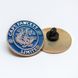 Емальований значок Captain Fawcett Blue Stove Badge for Sale