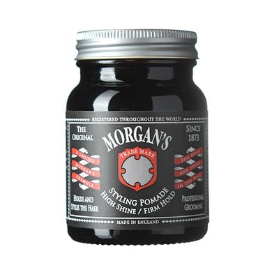 Помада для стилізації Morgan's Pomade High Shine/Firm Hold 100g [Black label]