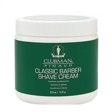 Крем для гоління Clubman Pinaud Clasic Barber Shave Cream 453ml