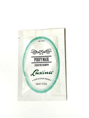Скраб для шкіри голови Luxina PURIFY MASK tester 6ml